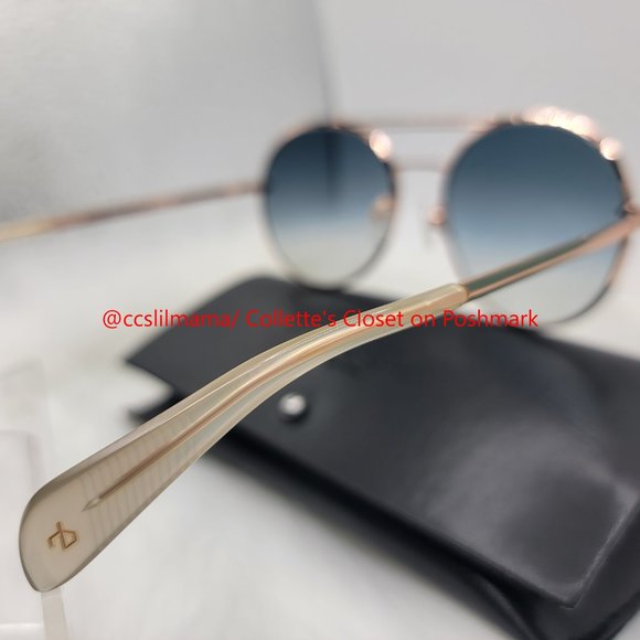 rag & bone 59 mm Round Metal Aviator Sunglasses - Picture 8 of 14